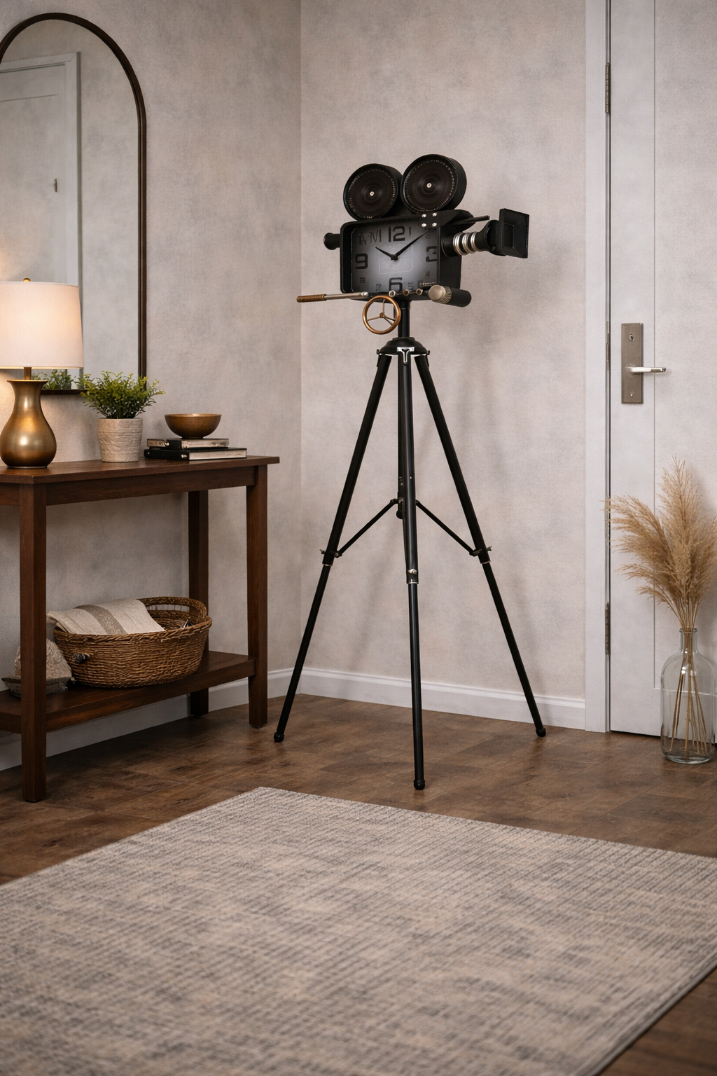 Vintage Movie Camera Clock - Image 4