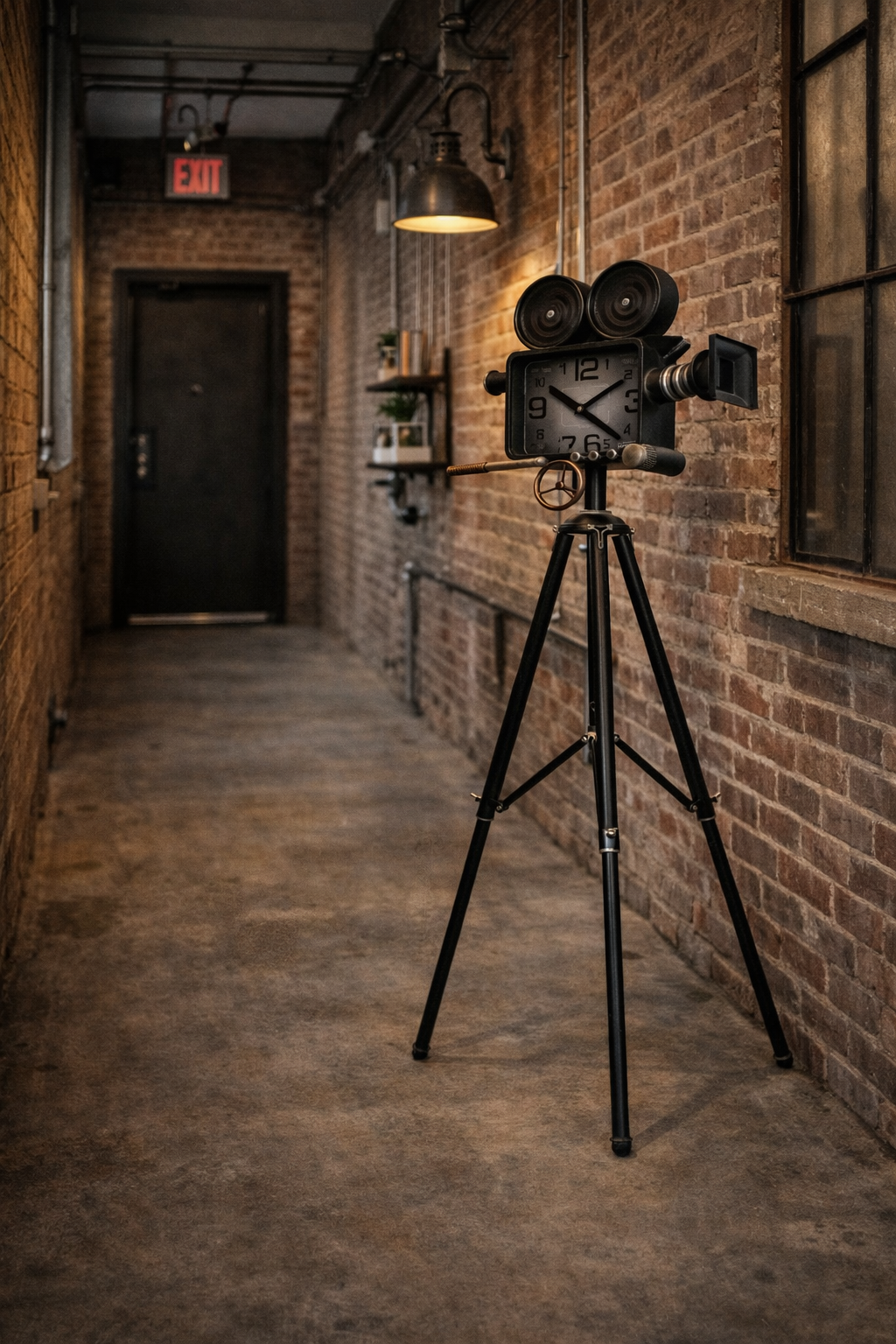 Vintage Movie Camera Clock - Image 5