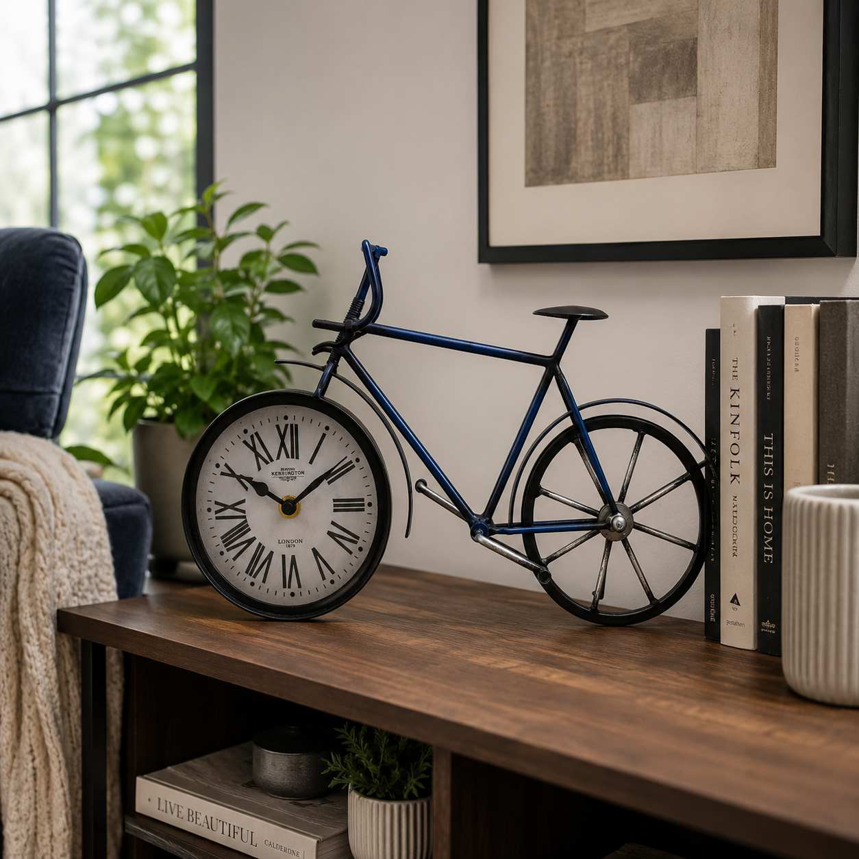 Roman Numbers Bike Clock - Image 3
