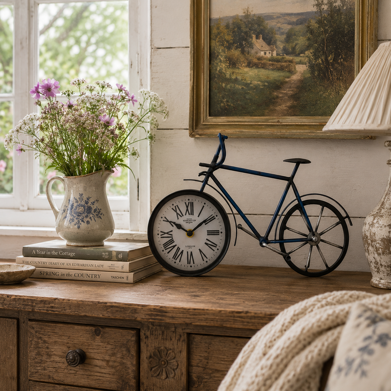Roman Numbers Bike Clock