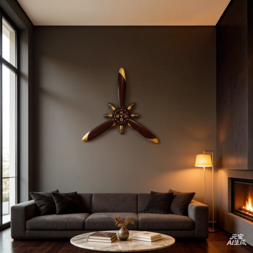 AeroSpin Wall Clock – Propeller Edition - Image 2
