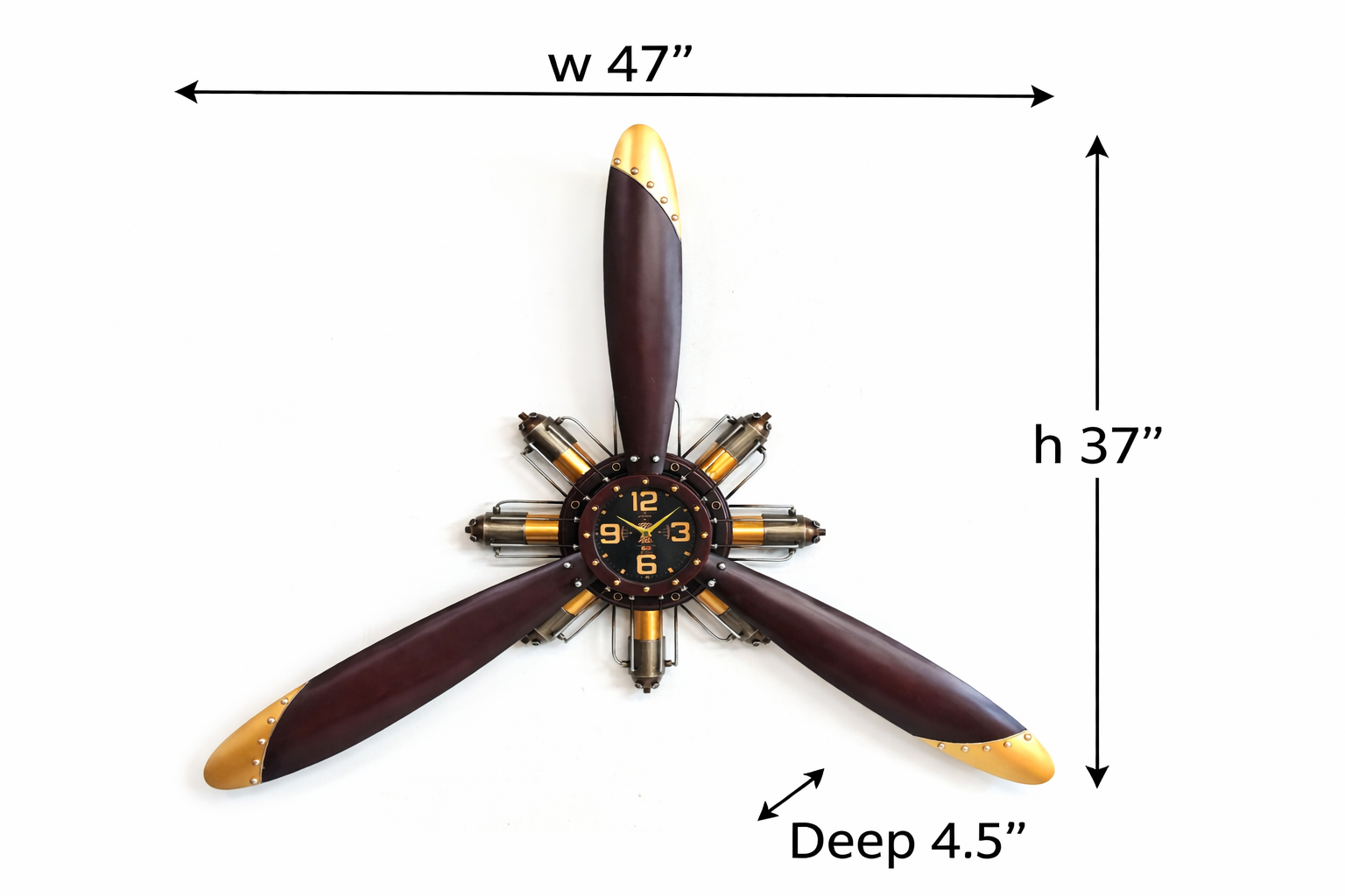 AeroSpin Wall Clock – Propeller Edition - Image 3