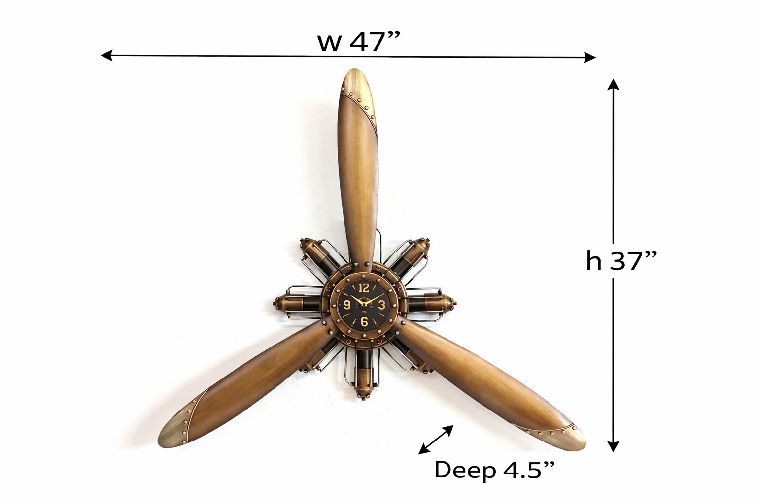 AeroSpin Wall Clock – Propeller Edition - Image 3