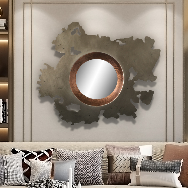 decorative metal mirror - Image 4
