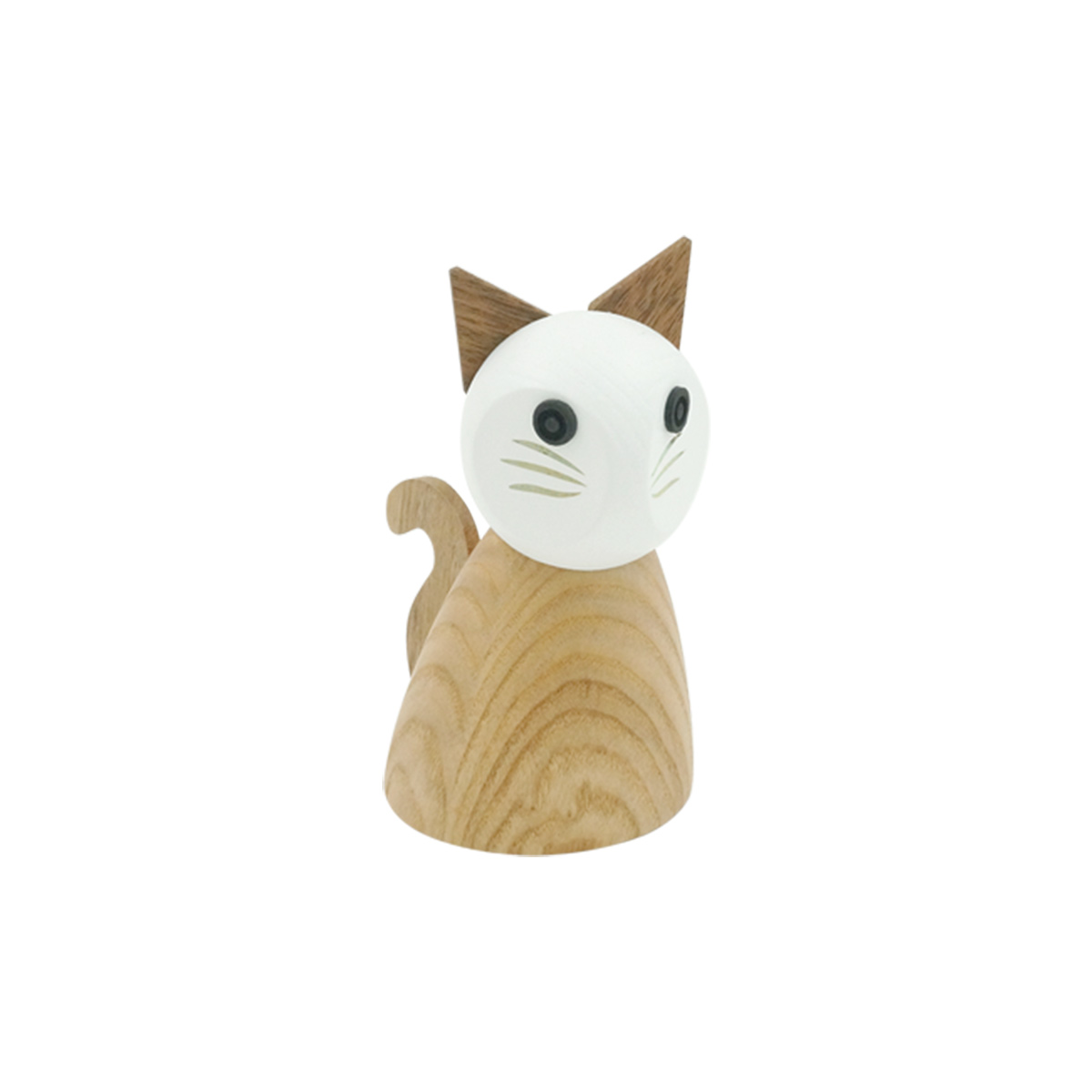 Cat Wooden Pepper & Salt Mill