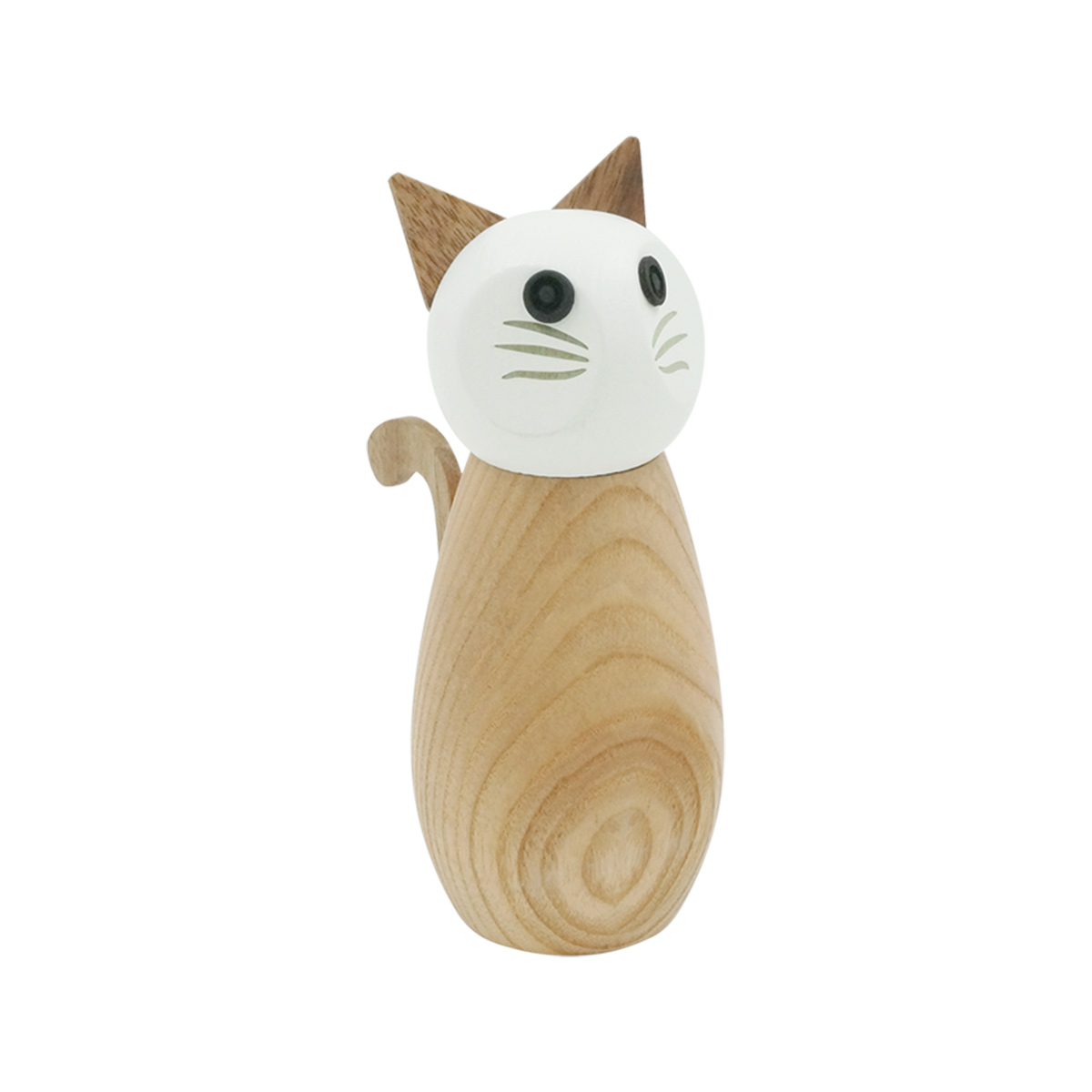 Cat Wooden Pepper & Salt Mill