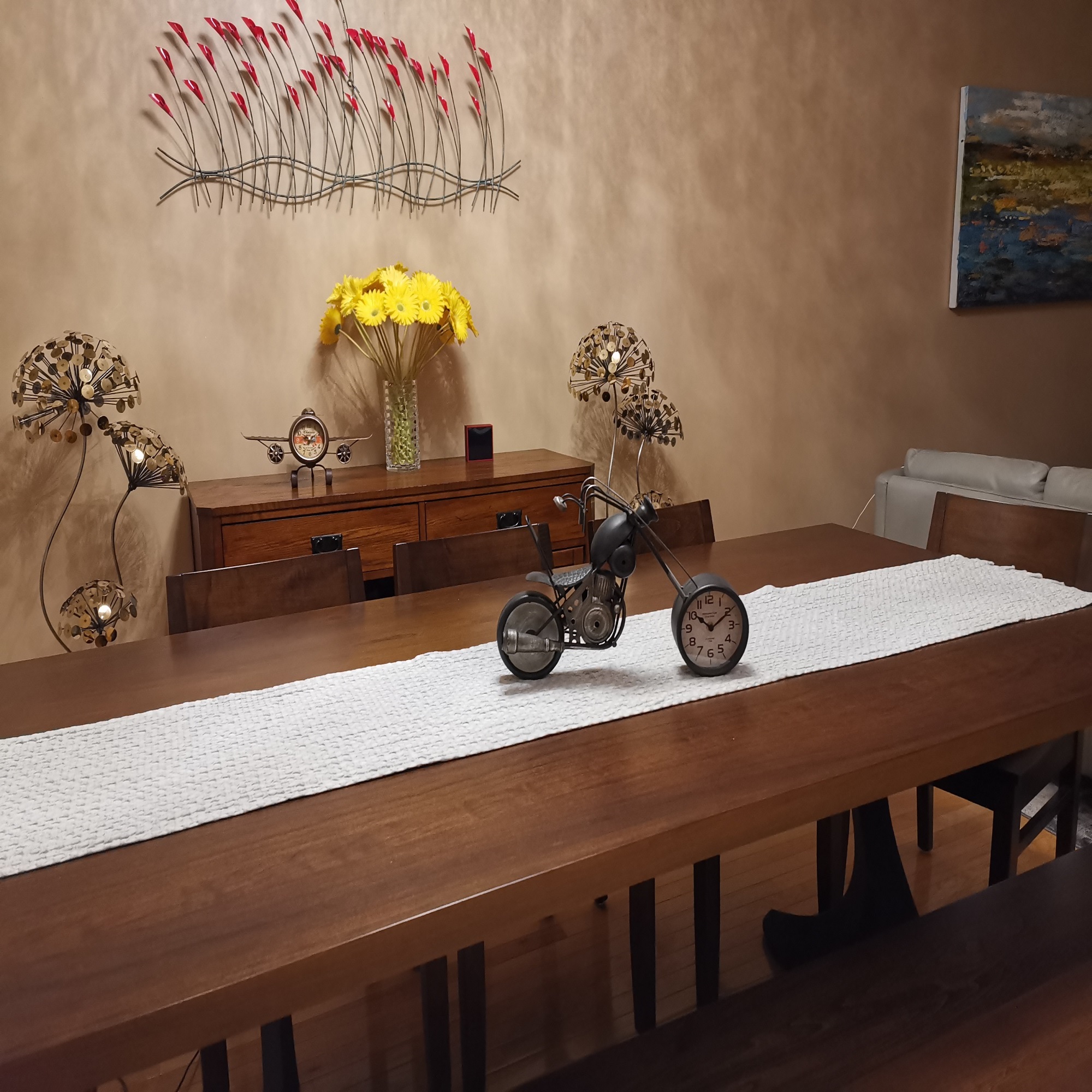 Motorcycle Table or Wall Clock