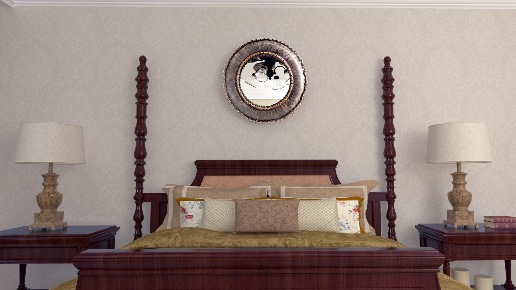 Gradient Metal Chain Mirror - Image 2