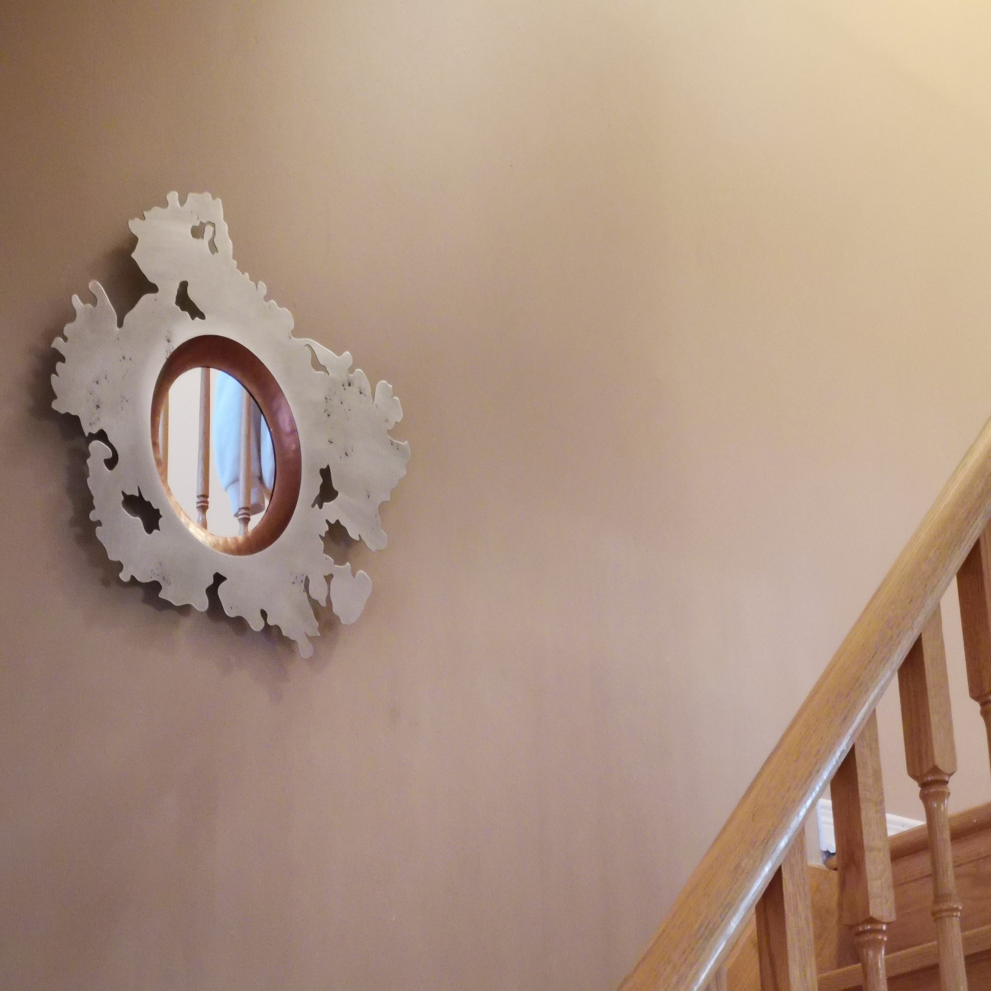 decorative metal mirror - Image 2