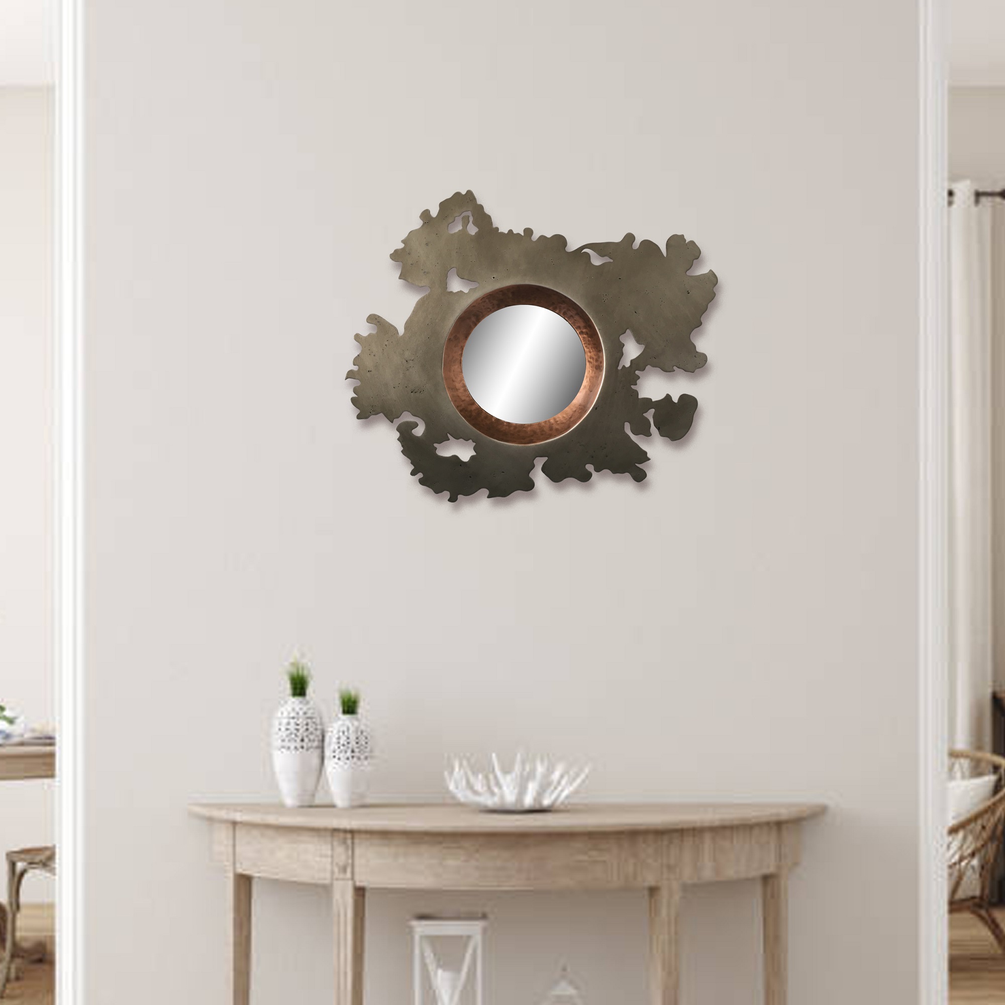 decorative metal mirror