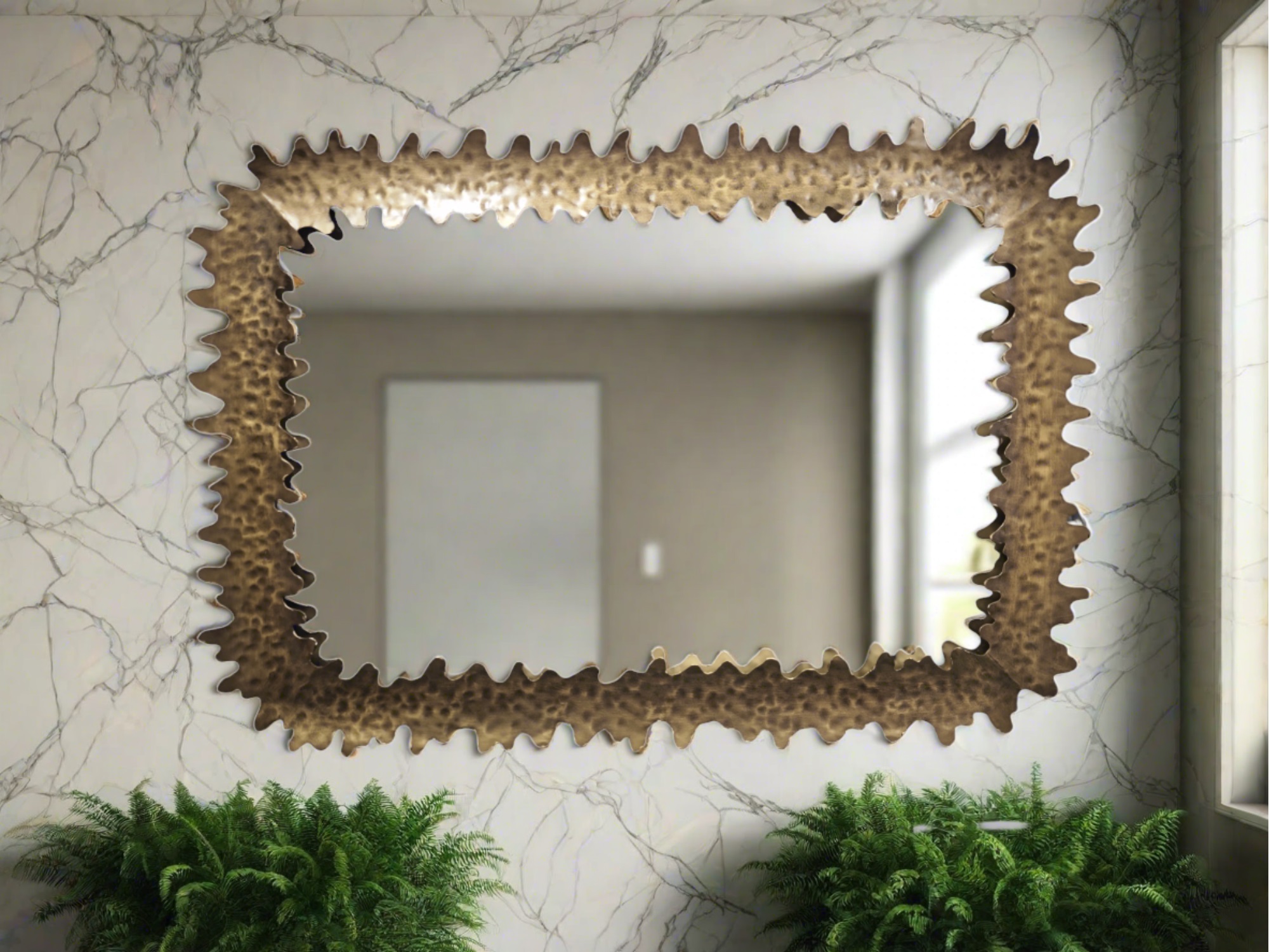 Metal Frame Wall Mirror - Image 11