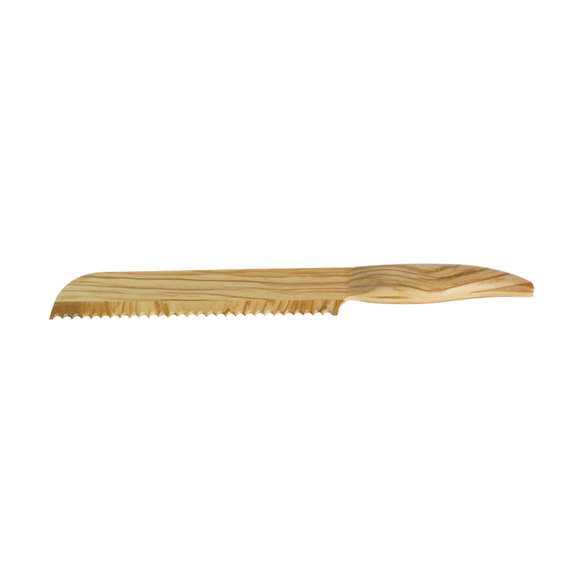 Olive wood bread knife