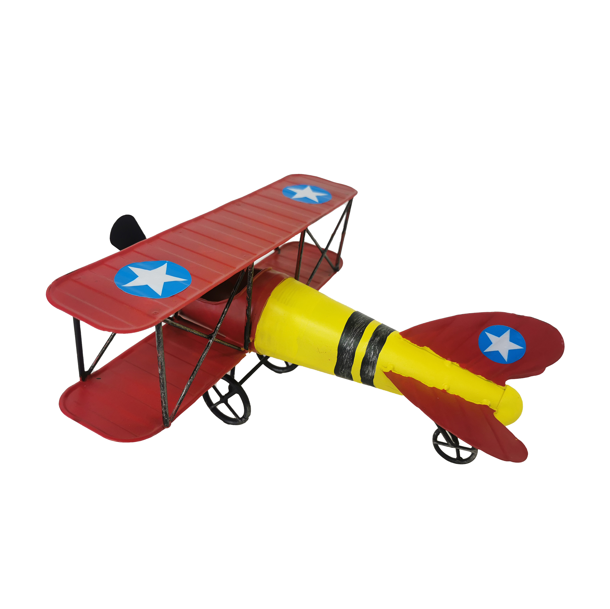 Red Airplane Model Décor - Image 3