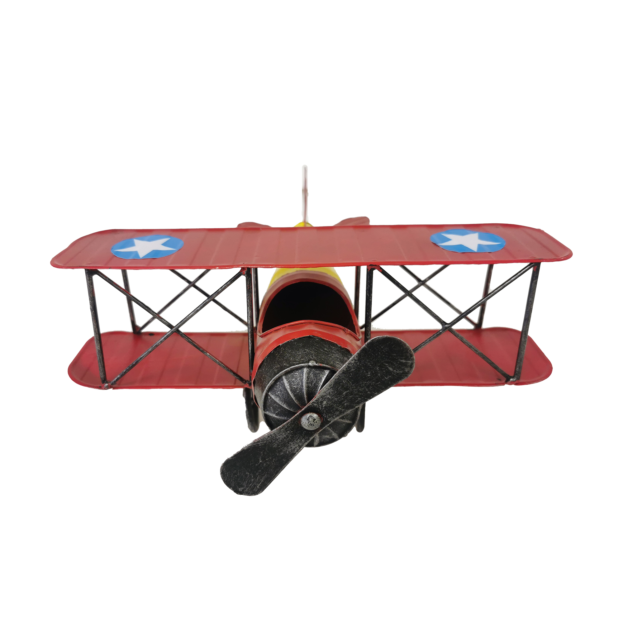 Red Airplane Model Décor - Image 4
