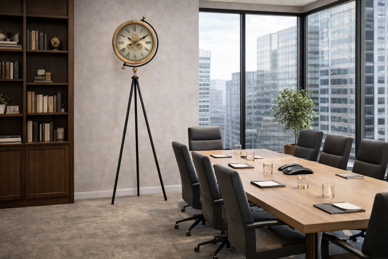 Auróra Tripod Gear Floor Clock - Image 3