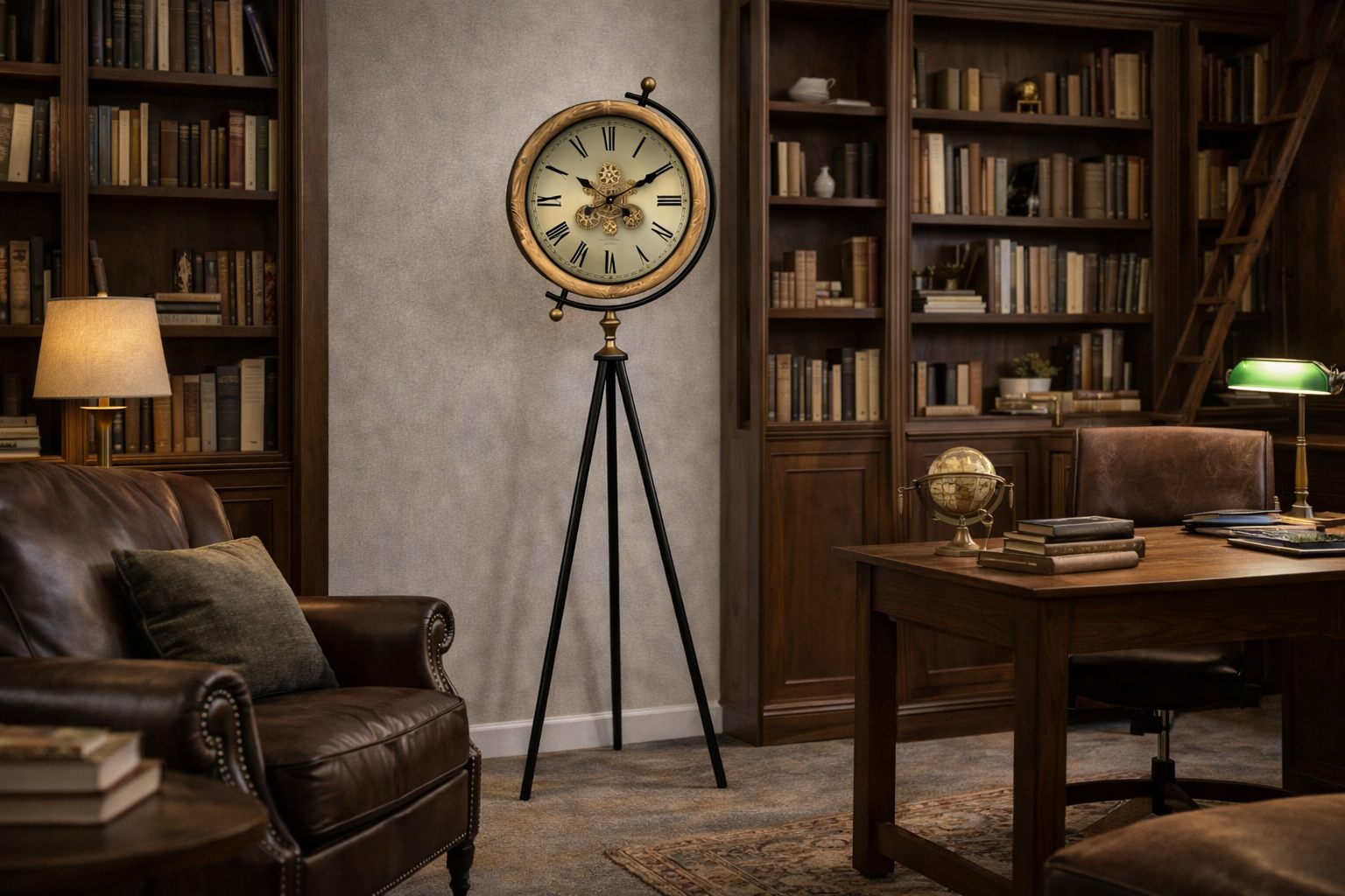 Auróra Tripod Gear Floor Clock - Image 4