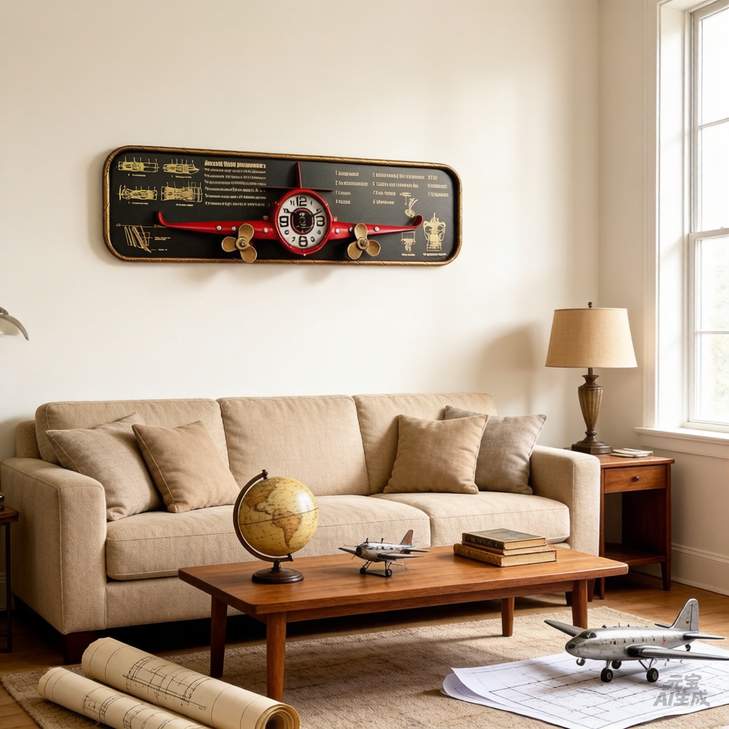 Vintage Aircraft Propeller Wall Clock - Image 2